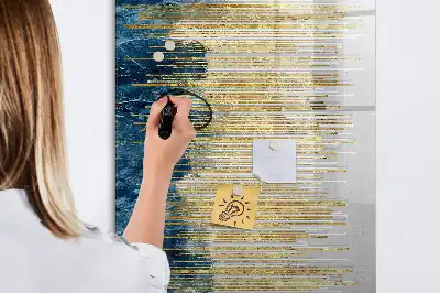 Magnetická kresliaca tabuľa s dekoratívnym vzorom