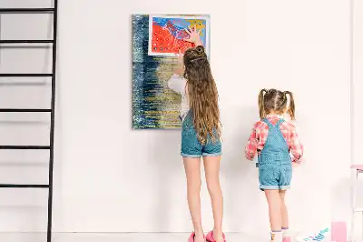 Magnetická kresliaca tabuľa s dekoratívnym vzorom