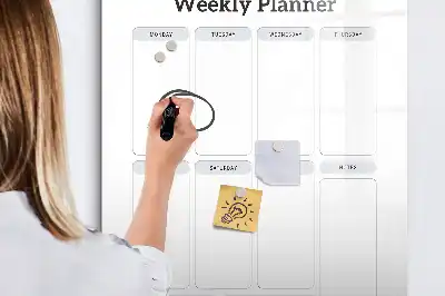 Magnetická tabuľa na kreslenie týždenný plánovač