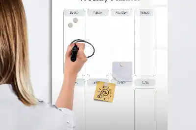 Magnetická tabuľa na kreslenie týždenný plánovač