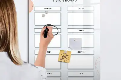 Magnetická tabuľa na kreslenie tabuľa vízií