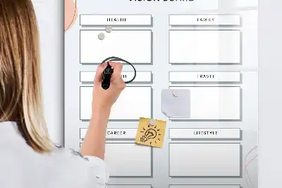 Magnetická tabuľa na kreslenie tabuľa vízií