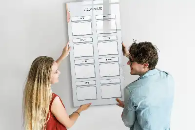 Magnetická tabuľa na kreslenie tabuľa vízií