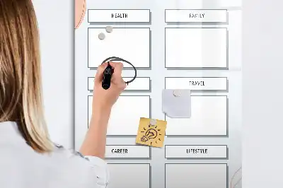 Magnetická tabuľa na kreslenie tabuľa vízií