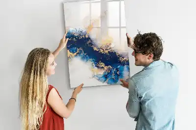 Magnetická tabuľa na kreslenie v dizajne absolútny mramor