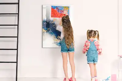 Magnetická tabuľa na kreslenie v dizajne absolútny mramor