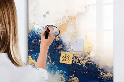 Magnetická tabuľa na kreslenie v dizajne absolútny mramor
