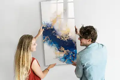 Magnetická tabuľa na kreslenie v dizajne absolútny mramor