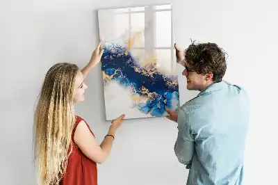 Magnetická tabuľa na kreslenie v dizajne absolútny mramor