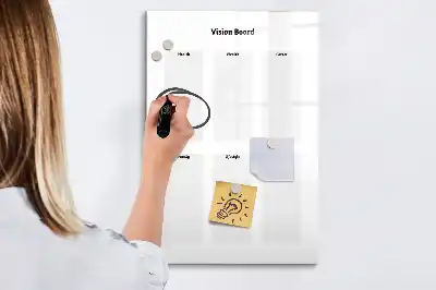 Magnetická tabuľa na kreslenie tabuľa vízií