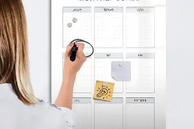 Magnetická kresliaca tabuľa téma mesačné ciele