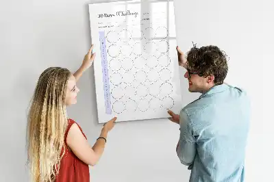 Magnetická tabuľa na kreslenie 30-dňový plánovač