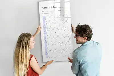 Magnetická tabuľa na kreslenie 30-dňový plánovač