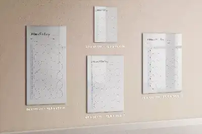 Magnetická tabuľa na kreslenie 30-dňový plánovač