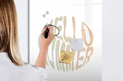 Magnetická tabuľa na kreslenie s nápisom Vitaj leto