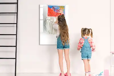 Magnetická tabuľa na kreslenie s nápisom Vitaj leto