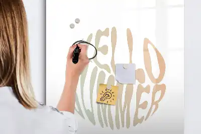 Magnetická tabuľa na kreslenie s nápisom Vitaj leto