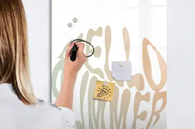 Magnetická tabuľa na kreslenie s nápisom Vitaj leto
