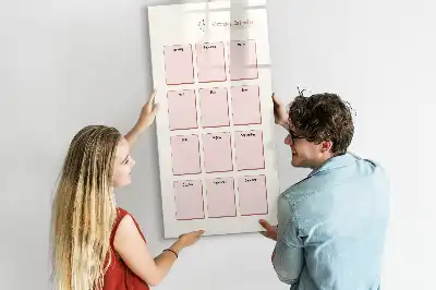 Magnetická kresliaca tabuľa na narodeninový kalendár