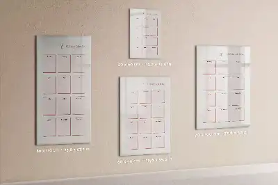 Magnetická kresliaca tabuľa na narodeninový kalendár