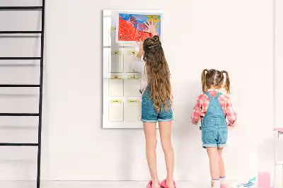 Magnetická kresliaca tabuľa ročný plánovač