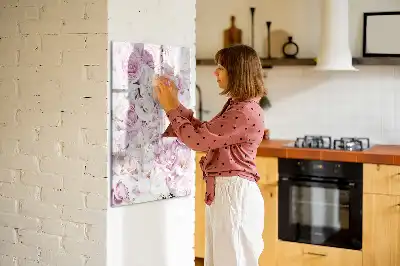 Magnetická kresliaca tabuľa v prevedení ruže