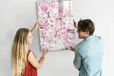 Magnetická kresliaca tabuľa v prevedení ruže