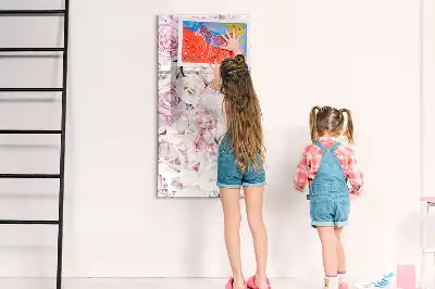Magnetická kresliaca tabuľa v prevedení ruže