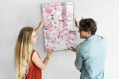 Magnetická kresliaca tabuľa v prevedení ruže