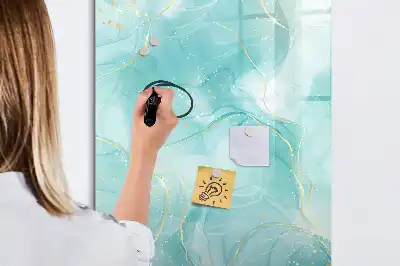 Magnetická kresliaca tabuľa s motívom mramorovej abstrakcie