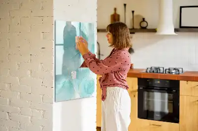 Magnetická kresliaca tabuľa s motívom mramorovej abstrakcie