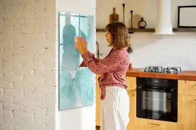 Magnetická kresliaca tabuľa s motívom mramorovej abstrakcie