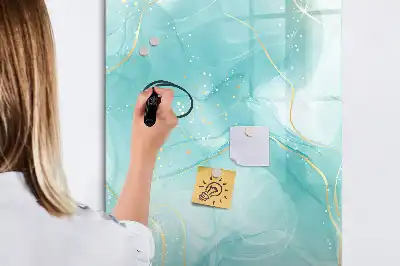 Magnetická kresliaca tabuľa s motívom mramorovej abstrakcie