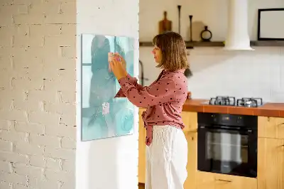 Magnetická kresliaca tabuľa s motívom mramorovej abstrakcie