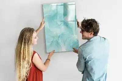Magnetická kresliaca tabuľa s motívom mramorovej abstrakcie