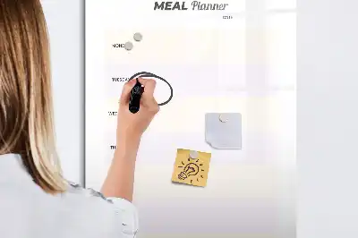Magnetická kresliaca tabuľa plánovač jedál