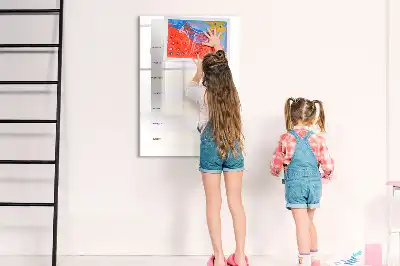 Magnetická kresliaca tabuľa plánovač jedál