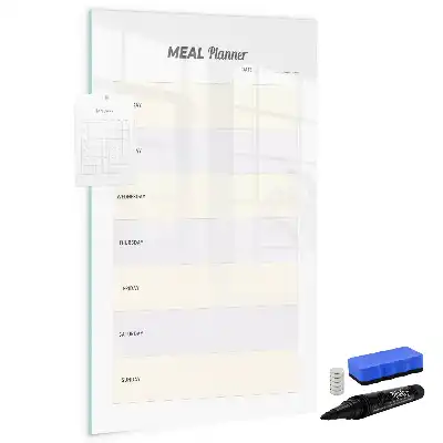 Magnetická kresliaca tabuľa plánovač jedál