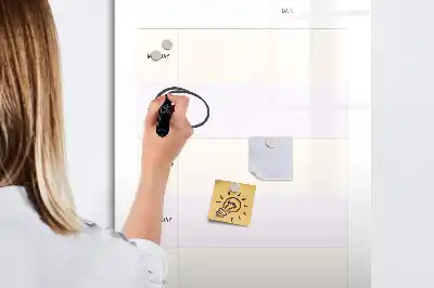 Magnetická kresliaca tabuľa plánovač jedál