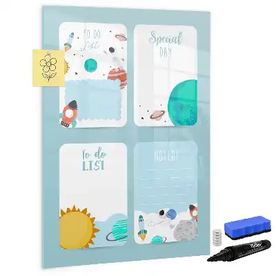 Magnetická tabuľa na kreslenie galaktický plánovač