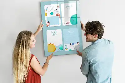 Magnetická tabuľa na kreslenie galaktický plánovač