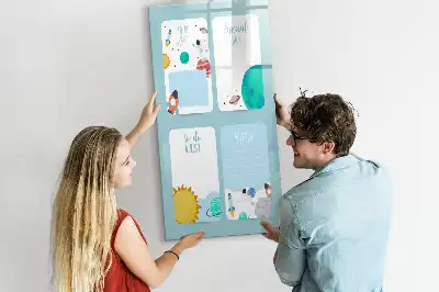 Magnetická tabuľa na kreslenie galaktický plánovač