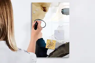 Magnetická tabuľa na kreslenie motív akvarelová abstrakcia