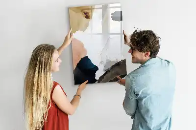 Magnetická tabuľa na kreslenie motív akvarelová abstrakcia
