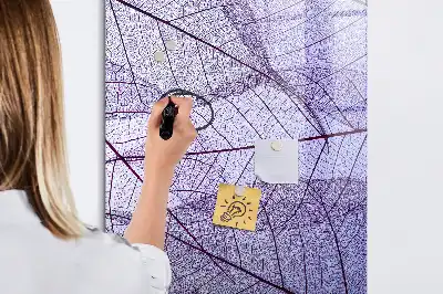 Magnetická kresliaca tabuľa s motívom listu