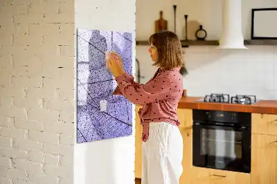Magnetická kresliaca tabuľa s motívom listu