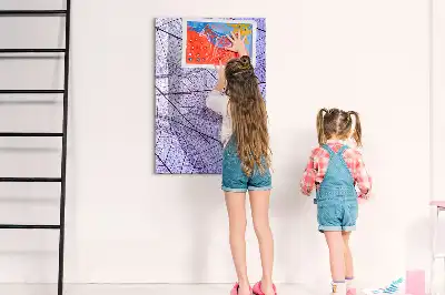 Magnetická kresliaca tabuľa s motívom listu