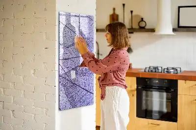 Magnetická kresliaca tabuľa s motívom listu