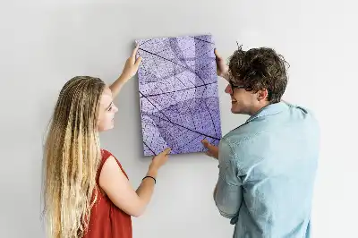 Magnetická kresliaca tabuľa s motívom listu