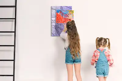Magnetická kresliaca tabuľa s motívom listu